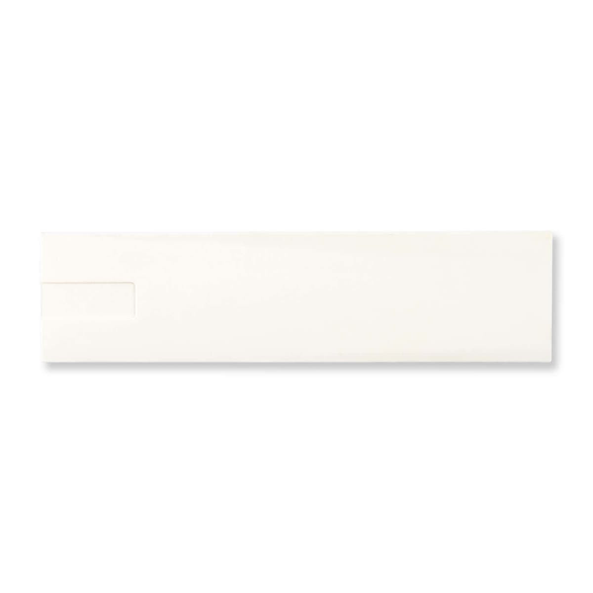 A sleek, rectangular pen in a minimalist design, specifically categorized as a plastic writing pen.